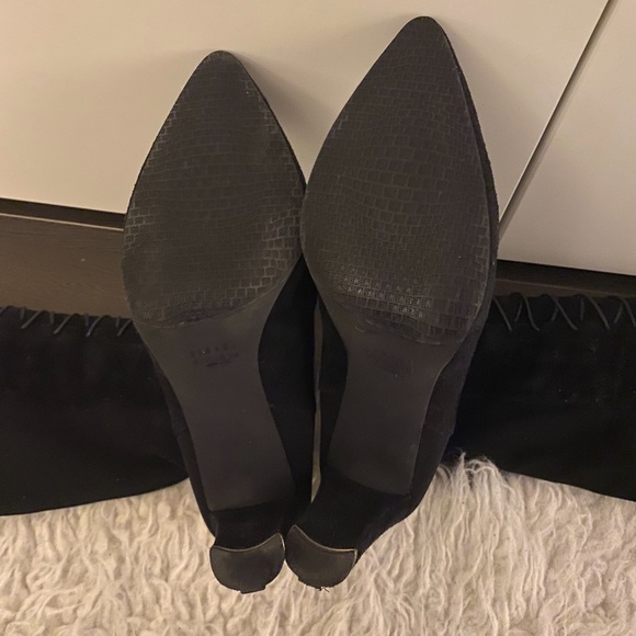 STUART WEITZMAN HIGHSTRUNG SEXY LACE UP SUEDE BOOTS US 10 - Picture 9 of 11